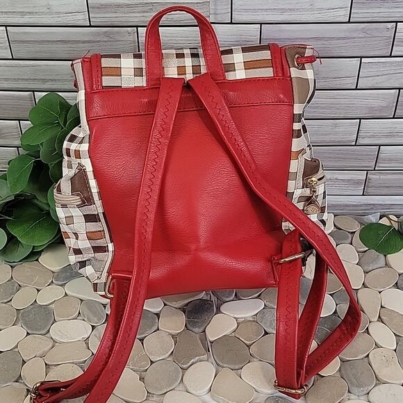 Unbranded checkered plaid backpack - Picture 4 of 13